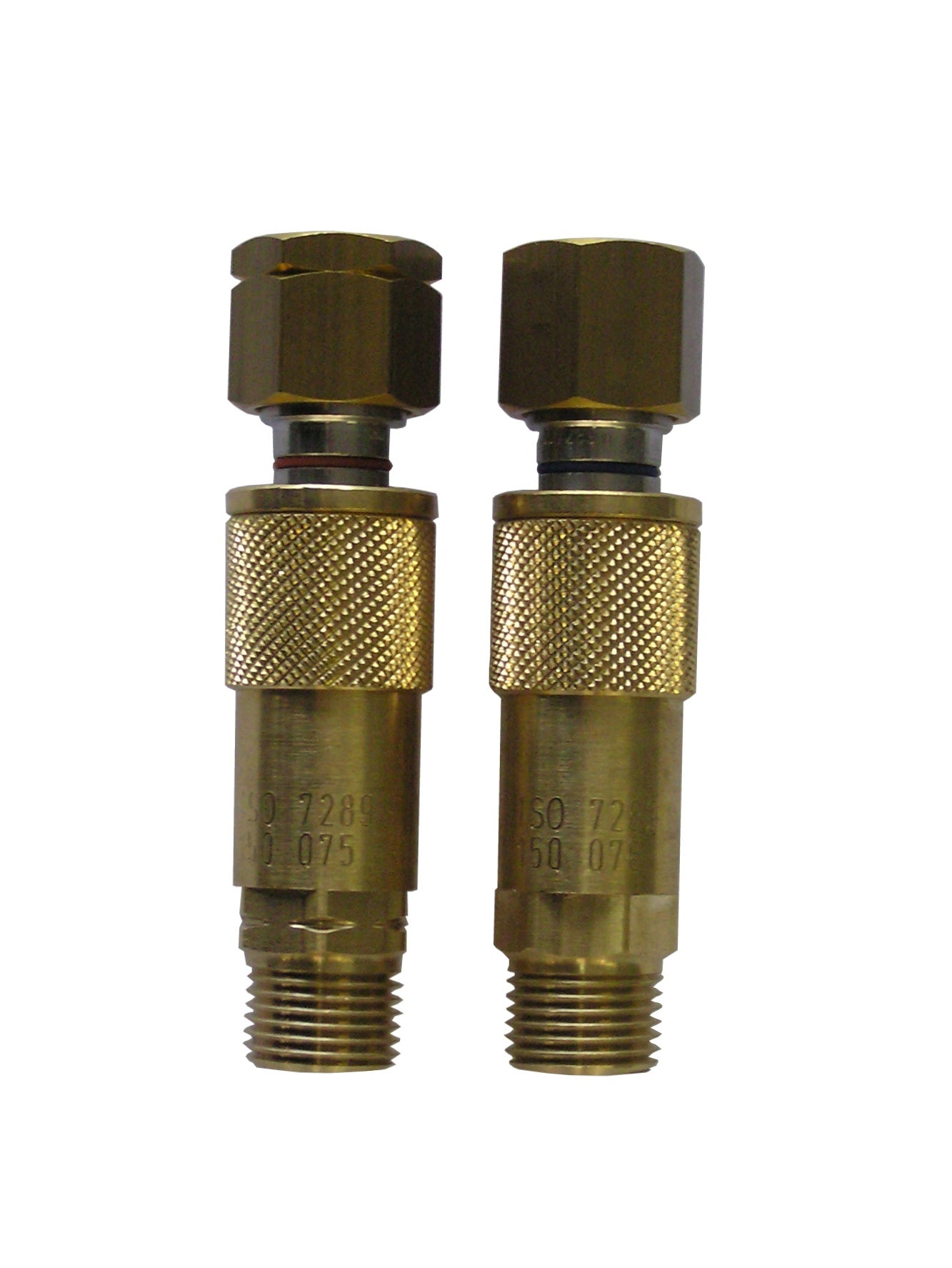 WITT Quick Connect Coupling set, SK100, OXYGEN & FUEL, Body & probe, 5/8-18 RH + LH. Torch mounted