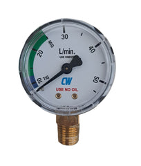 0-55 lpm flow gauge