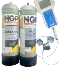 Calibration Kit - With Disposable Gas Cylinders (Nitrogen & Carbon Dioxide)