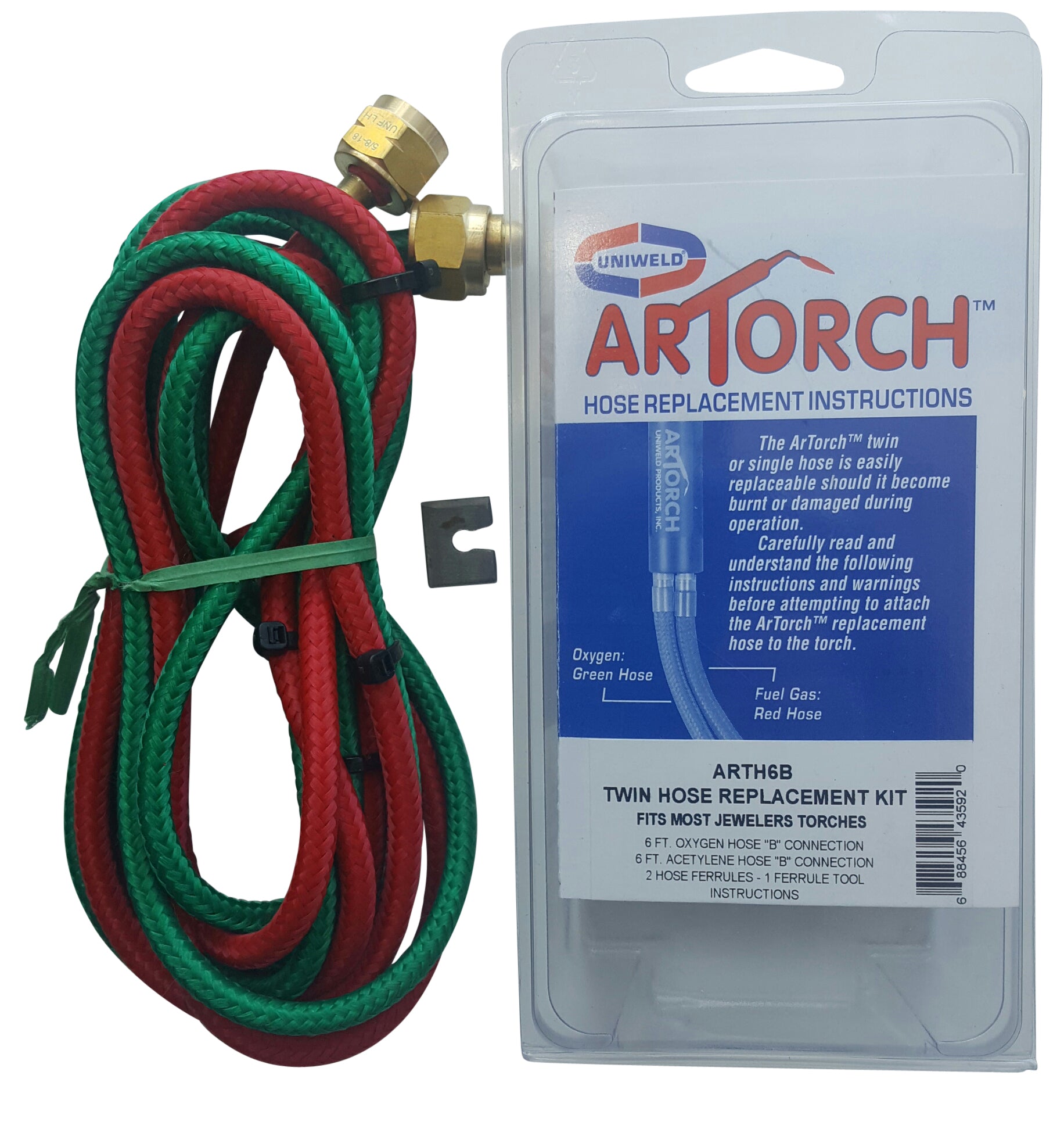 ARTorch 6' hose kit - 5/8-18 conns