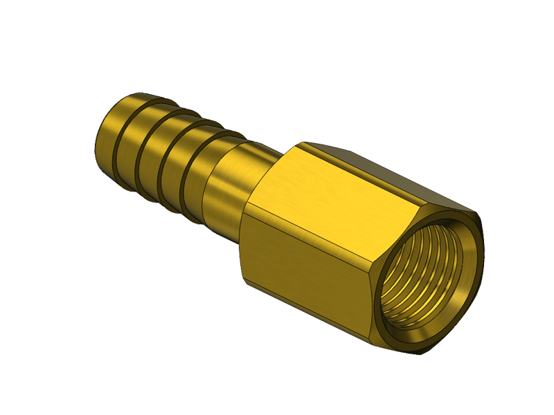 10mm barb to ¼